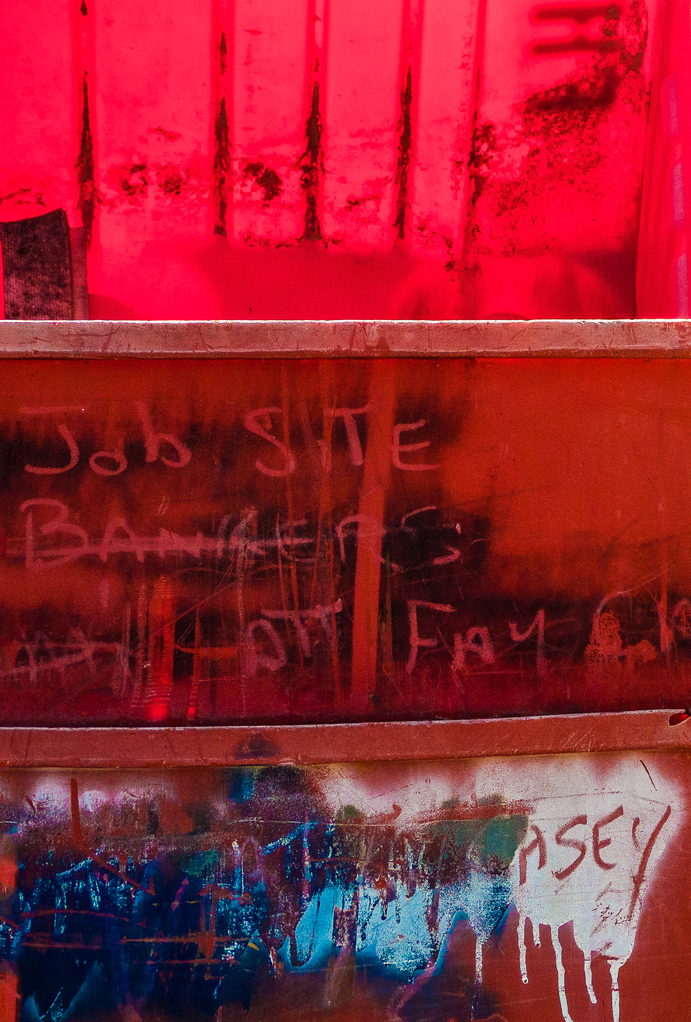 Red Plastic Bins